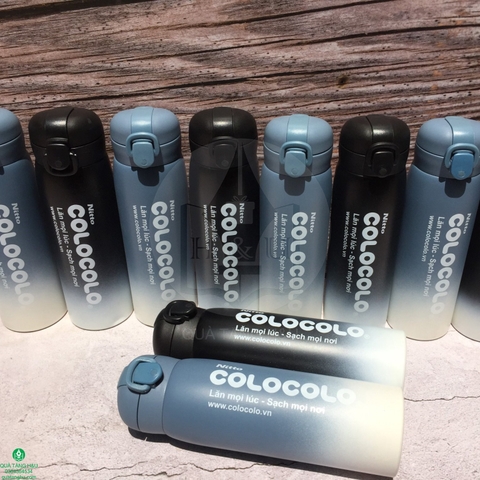 In Logo Lên Bình Giữ Nhiệt Làm Quà Tặng Theo Yêu Cầu - Khách hàng Colocolo