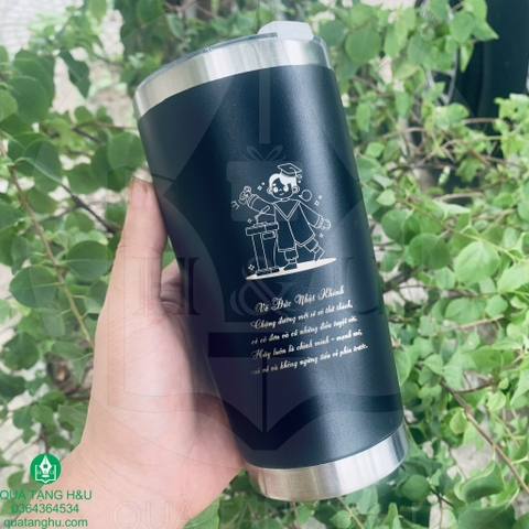 Ly Giữ Nhiệt 600ml – Khắc Phác Hoạ Cực Xinh, Món Quà Siêu Dễ Thương  Và Ý Nghĩa