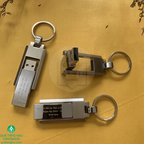 Quà Tặng Đại Hội Chi Bộ – USB Và Hộp Đựng Kim Loại Khắc Theo Yêu Cầu