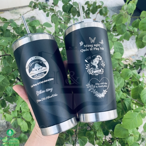 Quà Tặng Ngày Quốc Tế Phụ Nữ – Ly Giữ Nhiệt Khắc Tên Và Lời Chúc