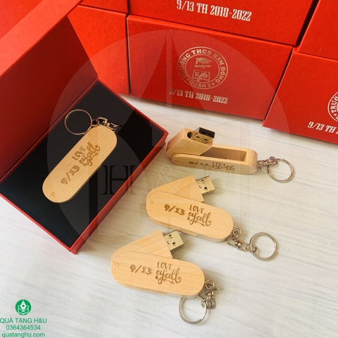 USB Gỗ In Khắc Logo Theo Yêu Cầu Đựng Trong Hộp Giấy Sang Trọng – Giải Pháp Quà Tặng Doanh Nghiệp Tại Đà Nẵng