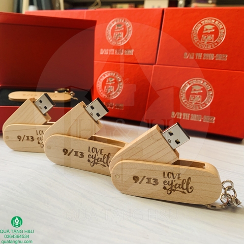 USB Gỗ In Khắc Logo Theo Yêu Cầu Đựng Trong Hộp Giấy Sang Trọng – Giải Pháp Quà Tặng Doanh Nghiệp Tại Đà Nẵng