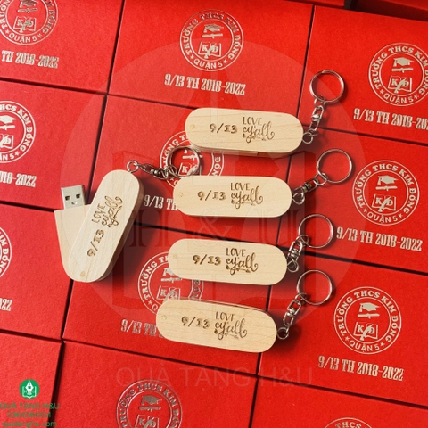 USB Gỗ In Khắc Logo Theo Yêu Cầu Đựng Trong Hộp Giấy Sang Trọng – Giải Pháp Quà Tặng Doanh Nghiệp Tại Đà Nẵng