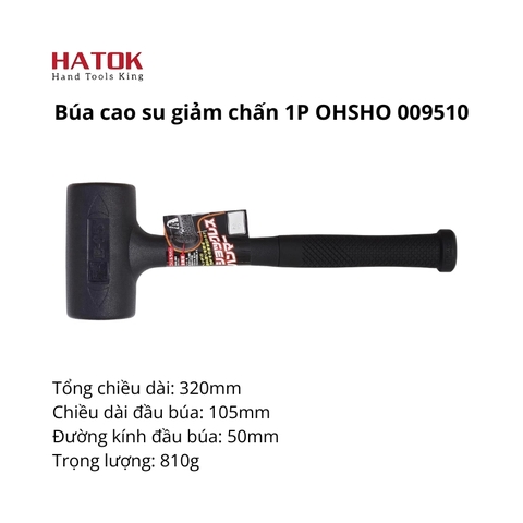 Búa Cao Su Giảm Chấn 1P OHSHO 009510 Nhật Bản
