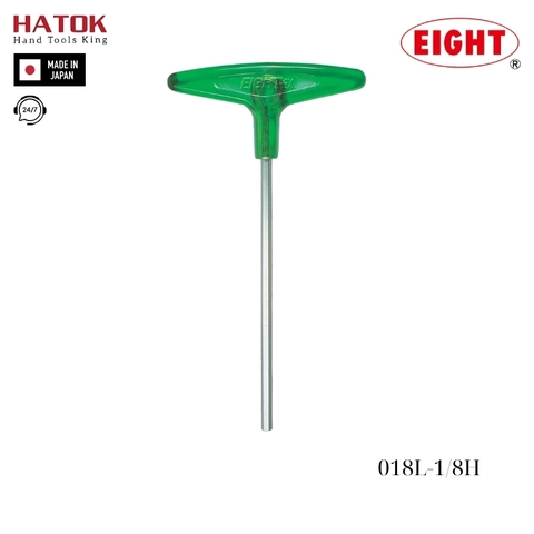 Lục giác chữ T hệ inch 1/8 loại dài EIGHT 018L-1/8H Nhật Bản