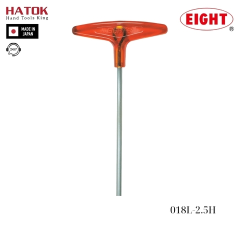 Lục giác chữ T loại dài EIGHT 018L-2.5H Nhật Bản