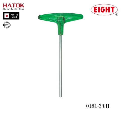 Lục giác chữ T hệ inch 3/8 loại dài EIGHT 018L-3/8H Nhật Bản