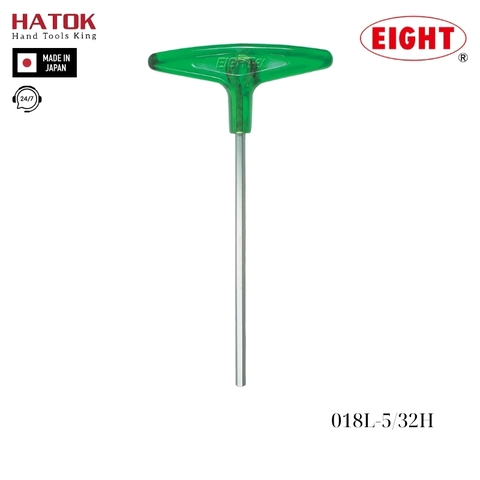 Lục giác chữ T hệ inch 5/32 loại dài EIGHT 018L-5/32H Nhật Bản