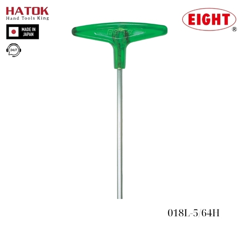 Lục giác chữ T hệ inch 5/64 loại dài EIGHT 018L-5/64H Nhật Bản