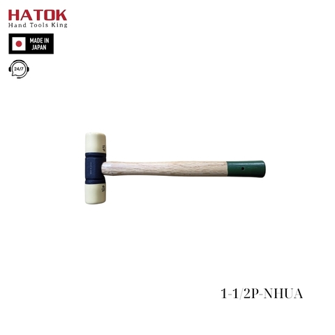 Búa nhựa đàn hồi cán gỗ OHSHO 1-1/2P-NHUA Nhật Bản