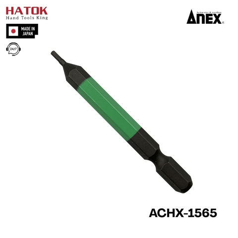 Mũi vít đầu lục giác 1.5x65mm ACHX-1565 Anex