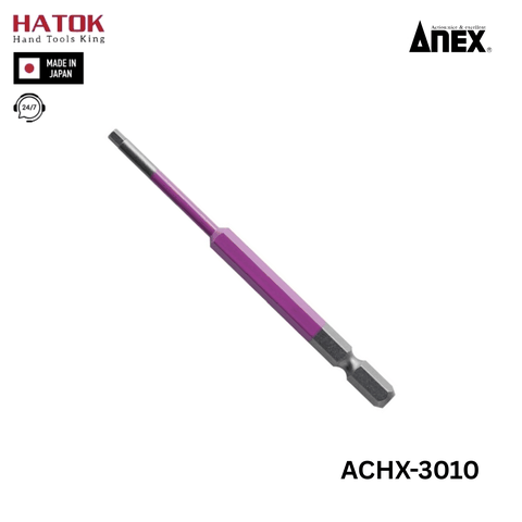 Mũi vít đầu lục giác 3x100mm ACHX-3010 Anex