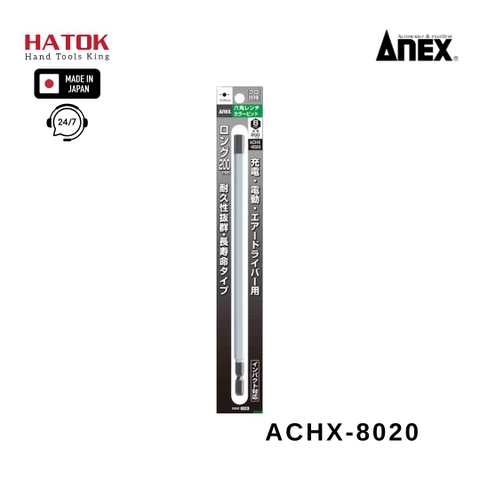 Mũi vít đầu lục giác ANEX ACHX-8020 Nhật Bản