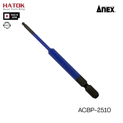 Mũi vít lục giác đầu bi 2.5x100mm ACBP-2510 Anex