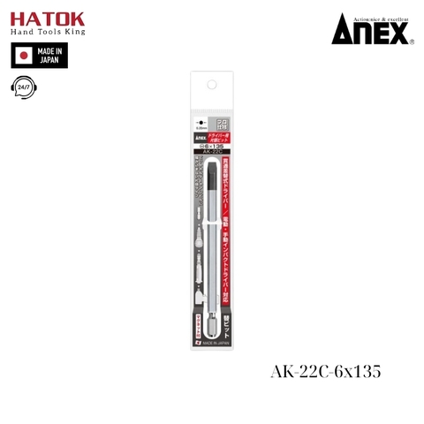 Mũi vít đóng Anex AK-22C-6x135 Nhật Bản
