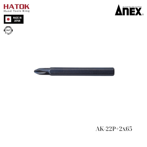 Mũi vít đóng Anex AK-22P+2x65 Nhật Bản