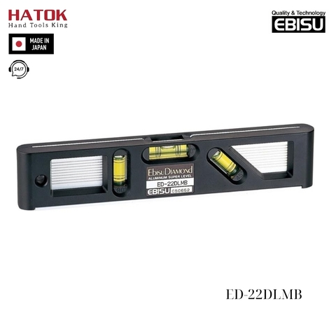 Thước thủy Nivo cân bằng EBISU ED-22DLMB Nhật Bản
