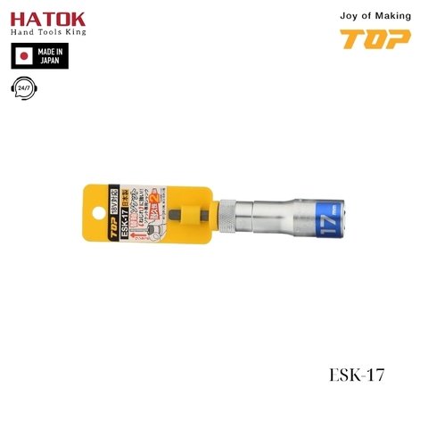 Đầu khẩu vặn ốc chuôi lục giác TOP KOGYO ESK-17 Nhật Bản