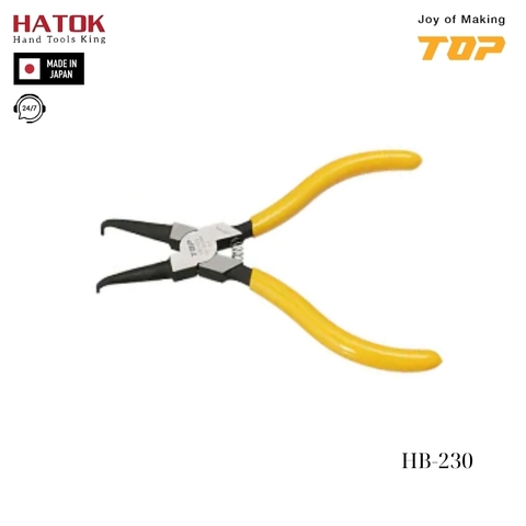 Kìm bóp phe mũi cong  TOP KOGYO HB-230 Nhật Bản