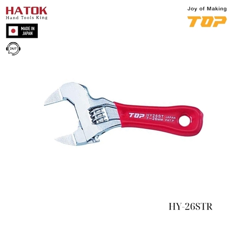 Mỏ lết mini TOP KOGYO HY-26STR Nhật Bản