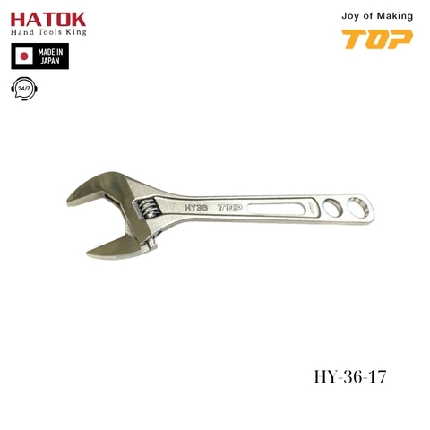 Mỏ lết miệng rộng chuôi vặn 17mm TOP KOGYO HY-36-17 Nhật Bản