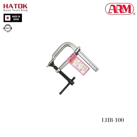 Vam kẹp chữ L kiểu tay quay ARM LHB-100 Nhật Bản