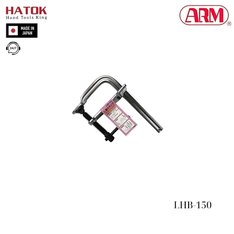 Vam kẹp chữ L kiểu tay quay ARM LHB-150 Nhật Bản