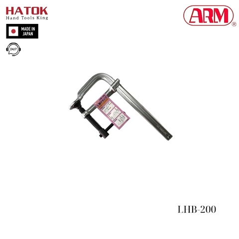 Vam kẹp chữ L kiểu tay quay ARM LHB-200 Nhật Bản