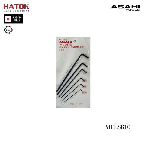 Bộ lục giác 6 cái 0.71-2.5mm Asahi MELS610 Nhật Bản