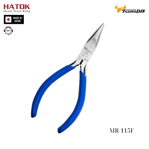 Kìm nhọn mũi phẳng Tsunoda MR-115F Nhật Bản