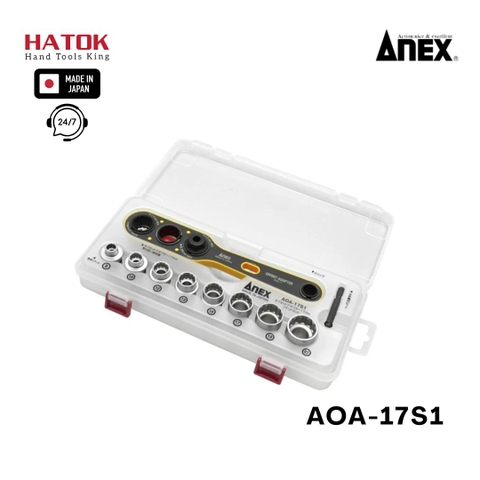Bộ vặn ốc đa năng Anex AOA-17S1 Nhật Bản