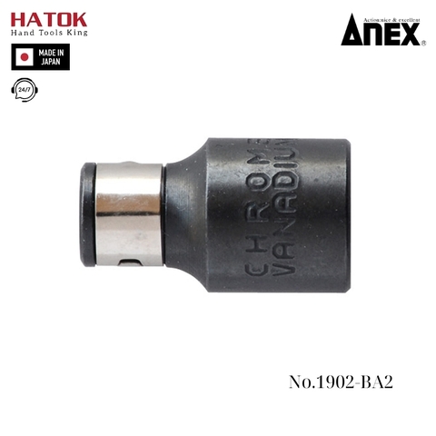 Đầu chuyển 3/8 sang mũi vít 6.35mm Anex No.1902-BA2 Nhật Bản