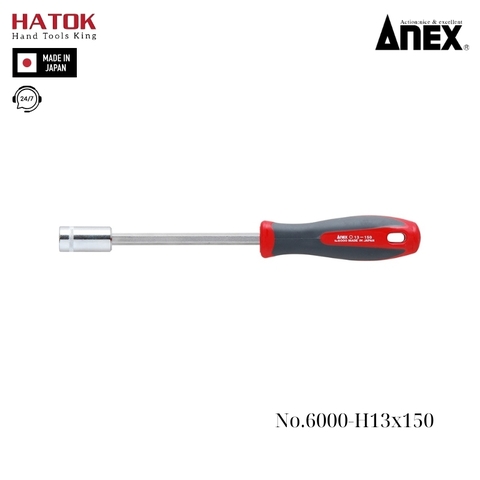 Tô vít đầu tuýp lục giác Anex No.6000-H13x150 Nhật Bản