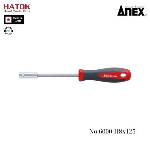 Tô vít đầu tuýp Anex No.6000-H8x125 Nhật Bản