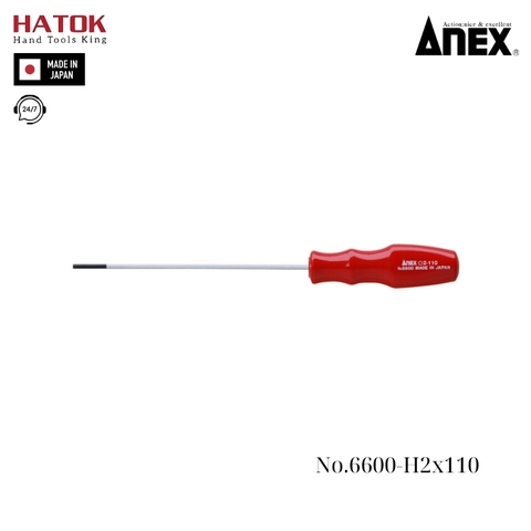 Tô vít lục giác Anex No.6600-H2x110 Nhật Bản