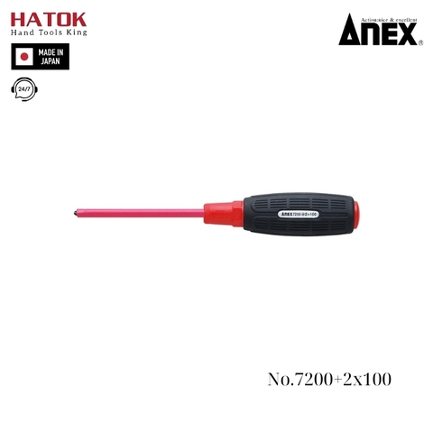 Tô vít cách điện Anex No.7200+2x100 Nhật Bản