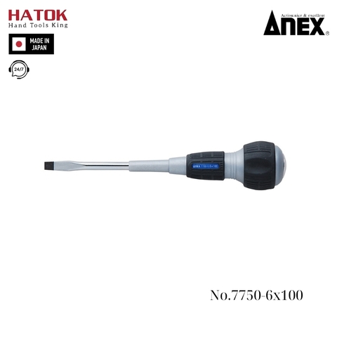 Tô vít đóng 2 cạnh Anex No.7750-6x100 Nhật Bản