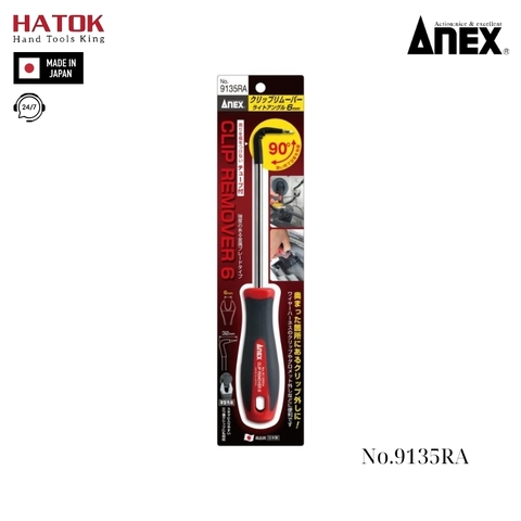 Tô vít nạy đinh cong 90 độ Anex No.9135RA Nhật Bản