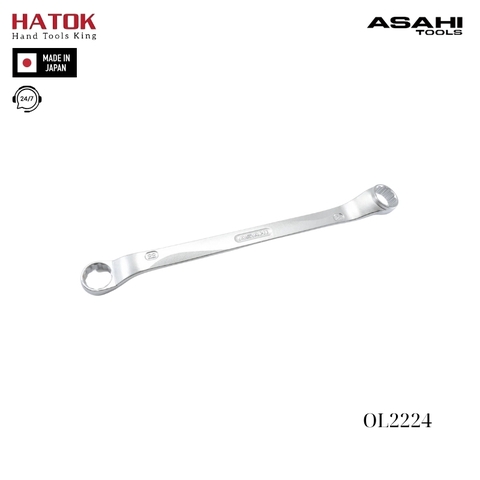 Cờ lê 2 đầu vòng 22x24mm Asahi OL2224 Nhật Bản