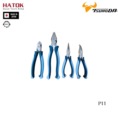 Combo 4 cây kìm tác động mạnh Tsunoda P11 Nhật Bản