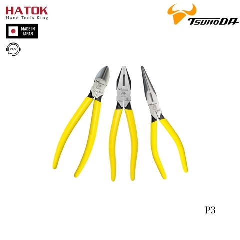 Combo 3 cây kìm Tsunoda P3 Nhật Bản