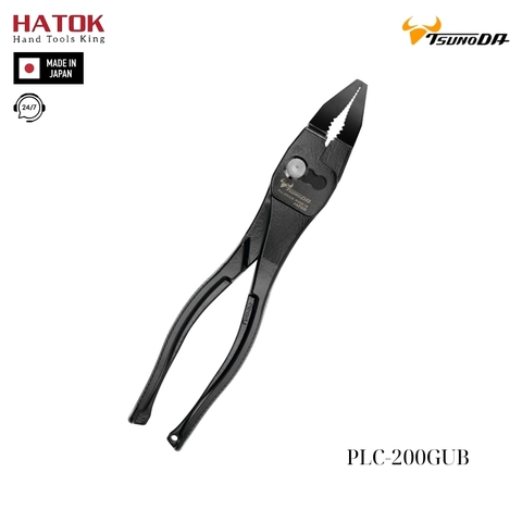 Kìm 3 lỗ siêu mỏng loại cong Tsunoda PLC-200GUB Nhật Bản