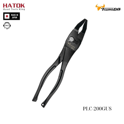 Kìm 3 lỗ siêu mỏng loại thẳng Tsunoda PLC-200GUS Nhật Bản