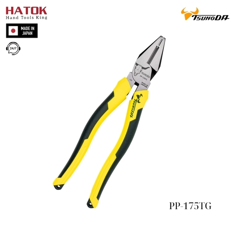 Kìm điện đa năng cán đúc Tsunoda PP-175TG Nhật Bản