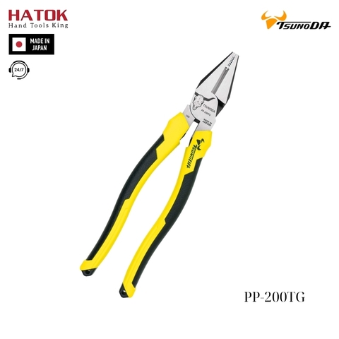 Kìm điện đa năng cán đúc Tsunoda PP-200TG Nhật Bản