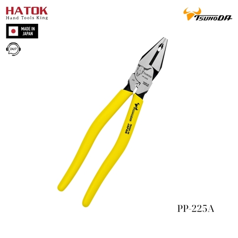 Kìm điện đa năng có bấm cos Tsunoda PP-225A Nhật Bản