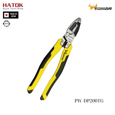 Kìm điện đa năng tác động mạnh 8 inch Tsunoda PW-DP200TG Nhật Bản