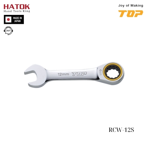 Cờ lê tự động ngắn TOP KOGYO RCW-12S Nhật Bản