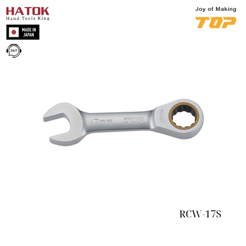 Cờ lê tự động ngắn TOP KOGYO RCW-17S Nhật Bản