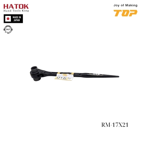 Cờ lê 2 đầu tuýp đuôi chuột TOP KOGYO RM-17X21 Nhật Bản